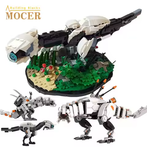 MOCER Creative Expert Horizon Watcher with Stand Thunder Jaw Tooth Monster Tallneck 76989 Building B