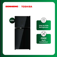 Toshiba 610L 2 Doors Refrigerators GR-RT735WE-PGY(XK)