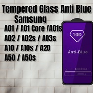tempered glass anti blue light samsung a01 a01 core a01s a02 a02s a03s - a02s