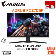 GIGABYTE AORUS FO27Q5P (2560 x 1440P) QHD QD-OLED 500Hz Build In Speaker