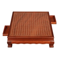 🚓Gobang Wooden Table Chess Fans New Style Chess Table Set Army Chess Primary School Student Multi-Functional Beast Chess
