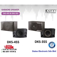DENN DKS-355/DKS-455 2-Way 10" Karaoke Speaker - 120Watt/170Watt (1 Pair)