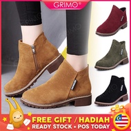 READY STOCK💝GRIMO Sudekis Boot Women’s Shoe Boots Kasut Tinggi Perempuan Murah Travel Outdoor Highhe