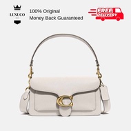 [Luxuco] Coach 73995 Tabby Shoulder Bag 26 Women Handbag Luxury Beg Tangan White