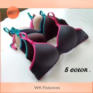 Women Lovey Bra Great Support Cotton Non-Wired Lady Bra (size: 34A-40A) [Ready Stock][W33-64]