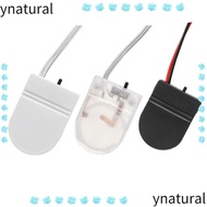 YNATURAL 1/2/5pcs CR2032  Cover Plastic 3V 3 Colors Battery Socket Holder