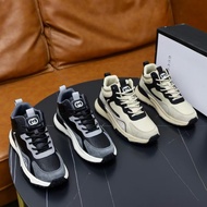 BOJ9 GUC1I Men's Shoes New Thick-Soled Genuine Leather Casual Sports Shoes Versatile Stylish Non-Sli