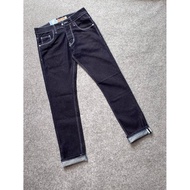 Sanwash Spray Denim Jeans with Denim Motif