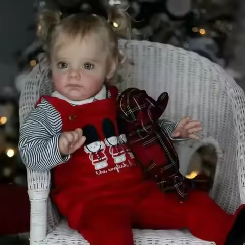 Baby Reborn Soft 23 Inch 58 Cm Dolls Reborn Little Girl Dolls with Realistic Hair Roots Real Looking