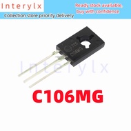 10pcs/lot Brand New C106MG C106DG C106M C106D In-Line TO-126 4A 600V One-Way Controllable Silicon