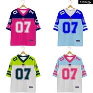 【Free Custom Name & Number】Oversized American Style Shoulder Patch baju t shirt perempuan Summer Sil