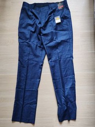 G2000 藍色格仔西裝褲 Regular Fit Size 36
