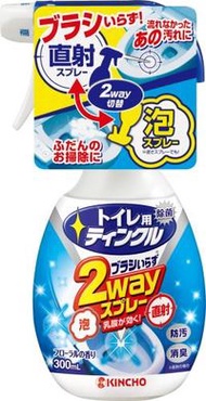 馬桶清潔劑，直噴/泡沫，雙向噴霧，300毫升
