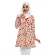 AQEELA Nursing Kimono T-Shirt- Peach (ai963a)