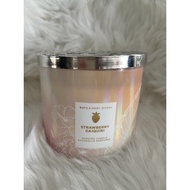 💯Original 3-wick candles Strawberry Daiquiri Bath and Body Works 💓