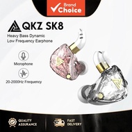 Qkz Sk8 In Ear Bass Earphones Heavy Bass Earphone With Built In Microphone Earphones