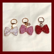 Ins Cute Flash Diamond Bow For Phone Case Pendent Keychain Pendent CCD Camera Pendent Universal Acce
