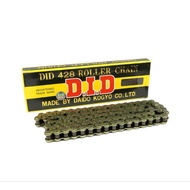 DID 428X104L silver gold chain - Drive chain DID 428X104L gold