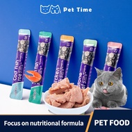 （Pet Time）Ishtar Cat Nutritional Snack Stick Weight Gain Supplement for Adult & Kitten Cats 16g