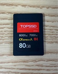 CFexpress Type A 80GB TOPSSD Sony A7M4 A7R4 A7R5 A9 A1 記憶卡 取代SDXC