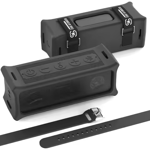 Sikai Bluetooth Speaker Silicone Case for Anker Soundcore 3 Speaker Shockproof Portable Cover for Ou