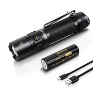 Sofirn SP35 Rechargeable 21700 LED Flashlight Type C 2A SST40 2200lm Torch with Power Indicator Update ATR