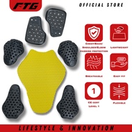 FTG 7 PIECES PAD SET - CE LEVEL 1 (FOR FTG AEROMAX JACKET ALSO COMPATIBLE FOR FJK02 & FJK03)