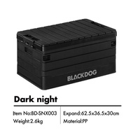 Blackdog Storage Box [60L] Camping Outdoor Foldable Folding - Black/White (60L)