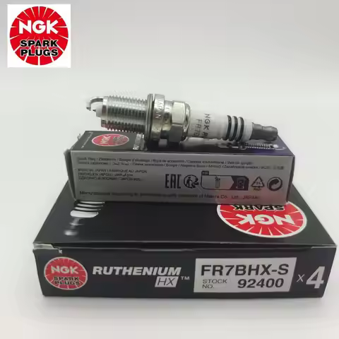 4/6PCS Original NGK FR7BHX-S 92400 Ruthenium Spark Plugs For VW Golf Eos Jetta Audi A3 A4 A5 A6 Q5 R