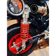 < RELIVE > Stainless Steel m10x1.25 Gasket Type Honda cub Honda cub Car Series Rear Shock Absorber m