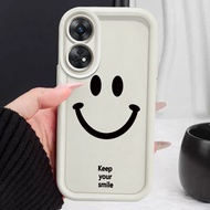 Case For OPPO Reno 8T 4G Phone Keep Your Smile Silicone Soft Shell Shockproof