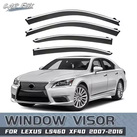 4Pcs Car Window Visors For Lexus LS LS430 LS460 LS400 Window Awnings Shelters Sun Rain Deflectors Au