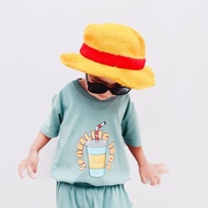 Luffy One Piece Knitted Hat for Kids Boys and Girls Hat/ Luffy One Piece Straw Hat for Kids