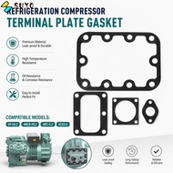 SUYO 1Pcs Refrigeration Compressor Terminal Plate Gasket, Precision Molded Wear Resistant Compressor