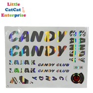 ORIGINAL CANDY Reflective Colour Sticker Basikal Lajak