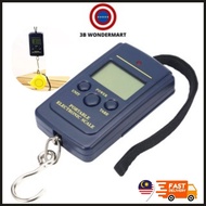 Portable 40kg/10g Electronic Hanging Luggage Digital Pocket Weight Hook Scale