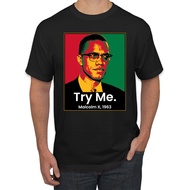 Try Me Malcolm X 1963 History Month Men Graphic Tshirt
