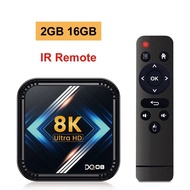 DQ08 RK3528 Smart TV Box Android 13 Quad Core Cortex A53 Support 8K Video 4K HDR10+ Dual Wifi BT Goo