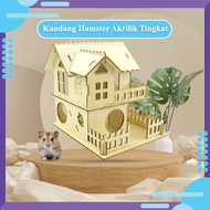 Acrylic Hamster House Model Millennial House Level Two Cool - Level Acrylic Hamster Nest - 2-story House Toy Hamtoro House - Hamster Cage - Hamster Accessories - Hamster Toys - Hamster Furniture