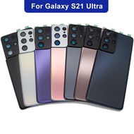 Housing Cover For SAMSUNG Galaxy S21 Ultra 5G SM-G998 6.8" Glass Battery Back Door Case Replacement 