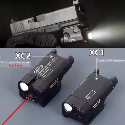 Metal Tactical SF XC1 XC2 Pistol Scout Light Airsoft Surefir Gun Lamp Flashlight For GLOCK 17 19 18C