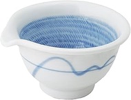 Hatsuyama Kiln YH-131-22 Bowl, White, 4.3 x 3.9 x 2.4 inches (11 x 10 x 6 cm), Inner Brushed, 3.5 Si