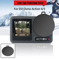 Silicone Lens Cover For DJI OSMO Action 5 Pro / Action 4 / 3 Protective Cover Accessories ฝาปิดหน้า