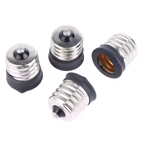 2pcs Household E17 To E12/ E14 Lamp Holder Led Light Base Converter Screw Bulb Socket Adapter LED Sa