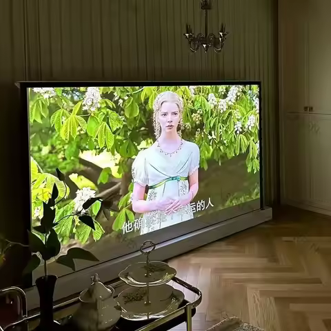 New Arrival Electric Floor Rising Screen White Cinema Home Theater 4K 3D Floor projector Screen for 