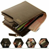Pabojoe Premium Stitching Leather Wallet & Keychain Gift Set