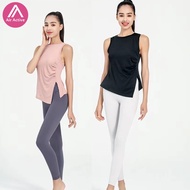 Air Active Yoga Set Fashion Sports Set Sleveless Sports Top + High Waist Sports Pants Leggings