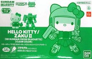 SDCS 渣古透明特別版 Hello Kitty Zaku II Gundam clear 5061780
