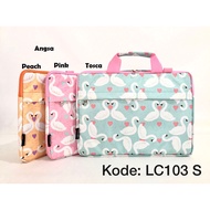 Laptop Bag/ Laptop Case Sling Size 12,13, And 14 Inch Cute motif LC103 Code