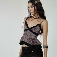 LEOPARD CAMI LEOPARD Strap Top - THESTAN